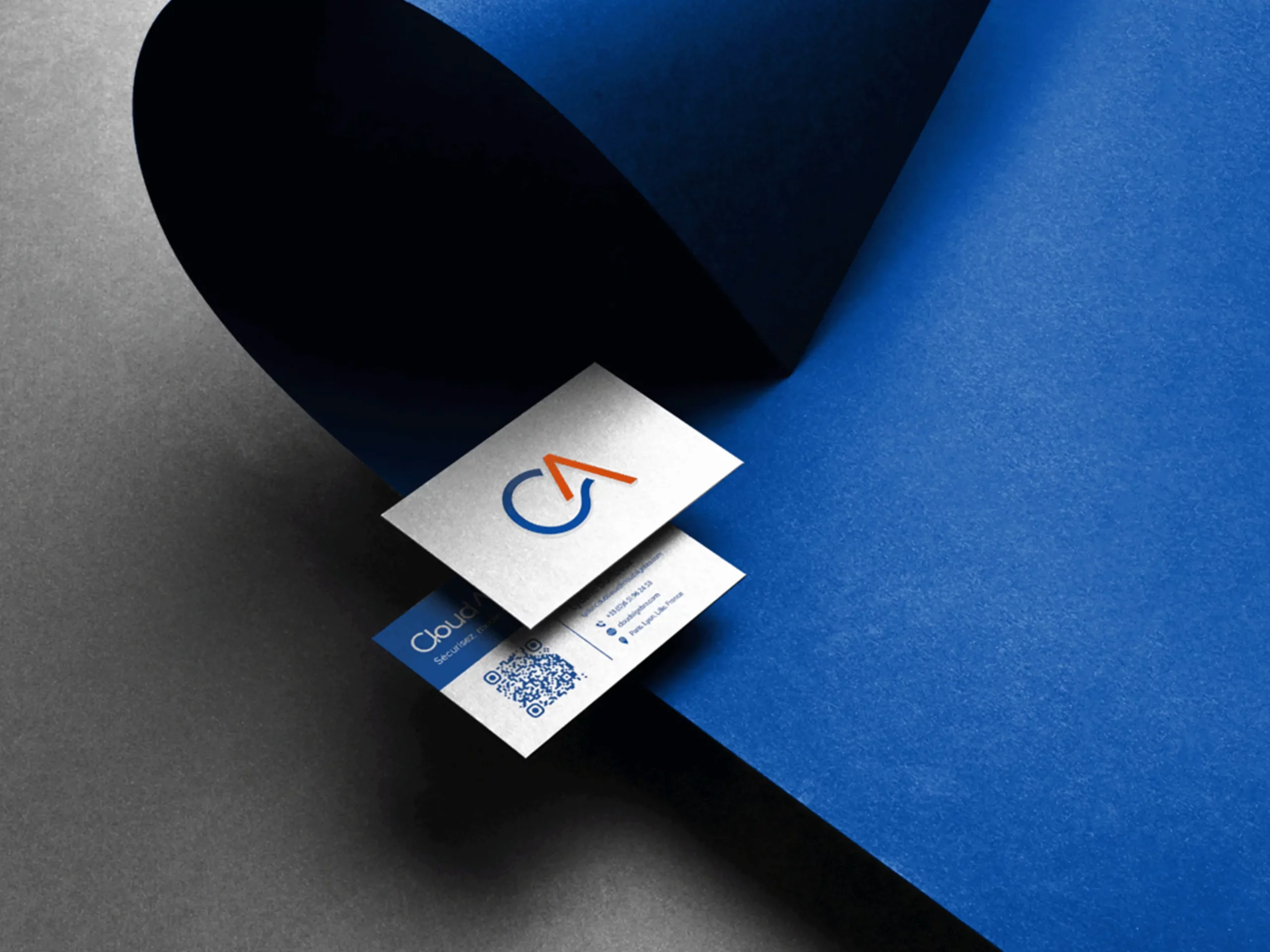 Identité visuelle et branding Cloud Algebra par designer graphique Lyon - logo et charte complète